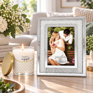 Our Engagement 7" x 9" Frame (Holds 4" x 6" Photo)