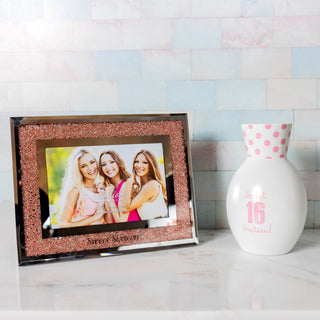 Sweet Sixteen 7.25" x 9.25" Frame (Holds 4" x 6" Photo)