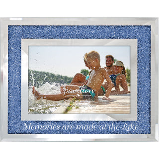 At The Lake 7.25" x 9.25" Frame (Holds  4" x 6" Photo)