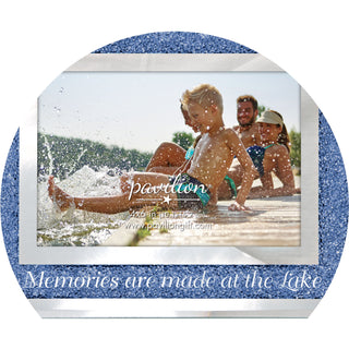 At The Lake 7.25" x 9.25" Frame (Holds  4" x 6" Photo)