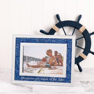 At The Lake 7.25" x 9.25" Frame (Holds 4" x 6" Photo)