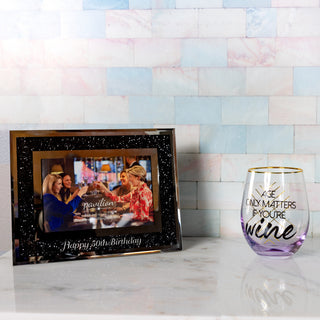 Happy 50th 7.25" x 9.25" Frame (Holds 4" x 6" Photo)