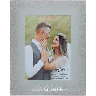 Mr. & Mrs. 8" x 10" Frame (Holds 5"x 7" Photo)