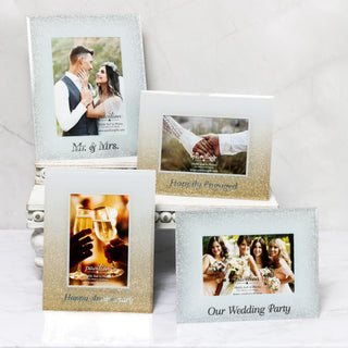 Our Wedding Party 8.75" x 6.75" Frame (Holds 6" x 4" Photo)