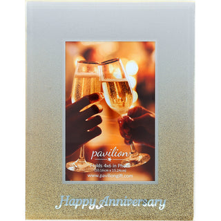 Happy Anniversary 6.75" x 8.75" Frame (Holds 4" x 6" Photo)