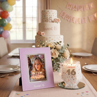 Sweet 16 6.75" x 8.75" Frame (Holds 4" x 6" Photo)