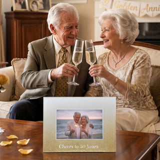 50 Years! 8.75" x 6.75" Frame (Holds 6" x 4" Photo)
