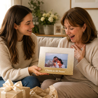 50 Years! 8.75" x 6.75" Frame (Holds 6" x 4" Photo)
