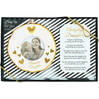 Daughter 4" Photo Frame Ornament