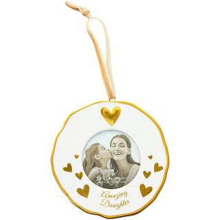 Daughter 4" Photo Frame Ornament