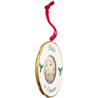 1st Christmas 4" Photo Frame Ornament