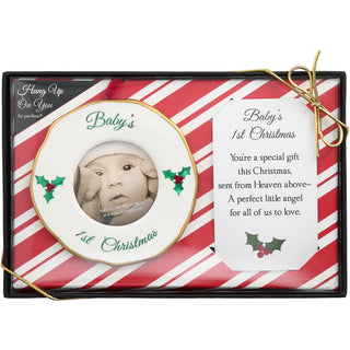 1st Christmas 4" Photo Frame Ornament