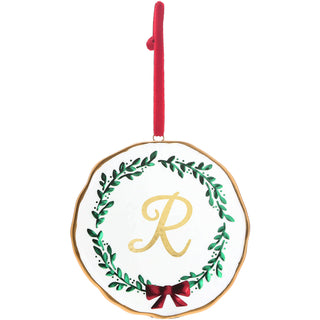 R 4" Monogram Ornament
