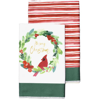 Merry Christmas Tea Towel Gift Set
(2 - 19.75" x 27.5")