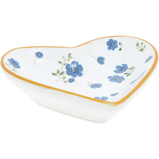 The Best 2.5" Trinket Dish & 5mm Silver Plated Sterling Silver Cubic Zirconia Stud Earring Set