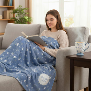 Amazing Mom 50" x 60" Royal Plush Blanket