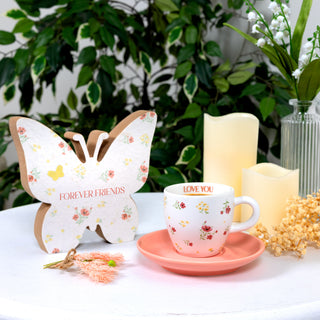 Forever Friends 5" MDF Butterfly Plaque