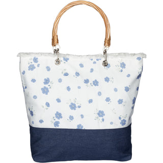 Blue Flowers Tote Bag