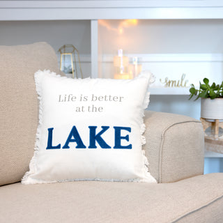 Lake 18" Throw Pillow Cover