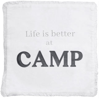 Camp 18" Throw Pillow Cover