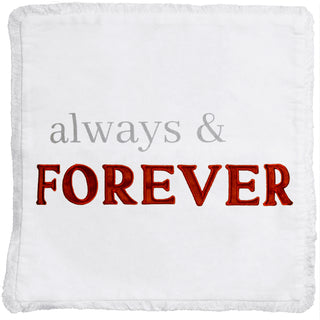 Always & Forever 18" Throw Pillow Cover