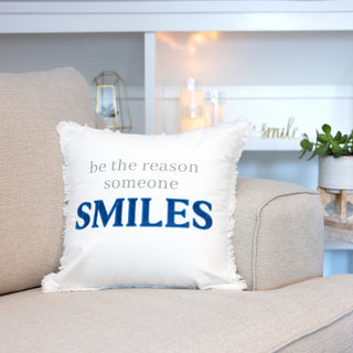 Smiles 18" Throw Pillow Cover