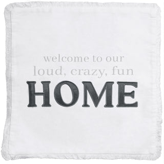 Crazy Fun Home 18" Throw Pillow Cover