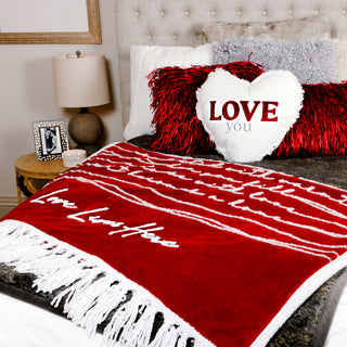 Love 18" Heart Pillow