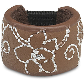 Floral Leather Ring