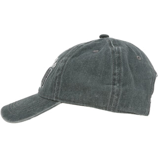 Fishing Dark Gray Washed Cotton Twill Hat