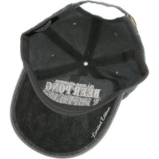 Beer Pong Dark Gray Washed Cotton Twill Hat