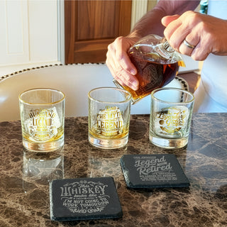 Dad 8 oz Rocks Glass