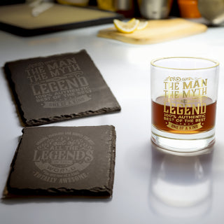 The Man 8 oz Rocks Glass