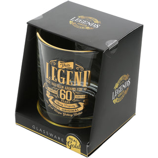 60 Years 8 oz Rocks Glass