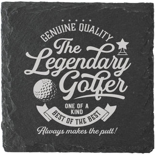 Golf 4" Slate Coaster