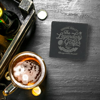 Golf 4" Slate Coaster