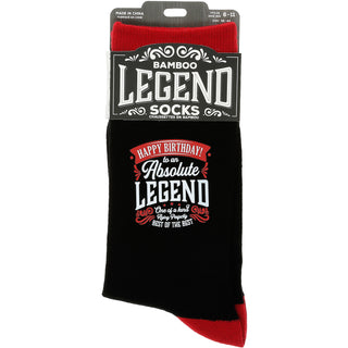 Birthday Bamboo Crew Socks