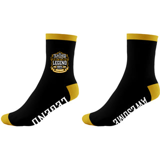 Teacher Bamboo Crew Socks