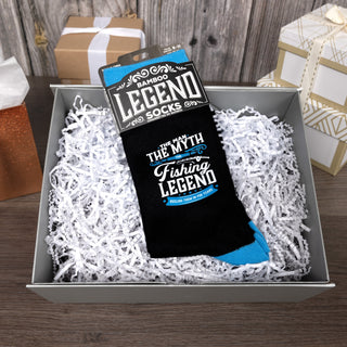 Fishing Bamboo Crew Socks