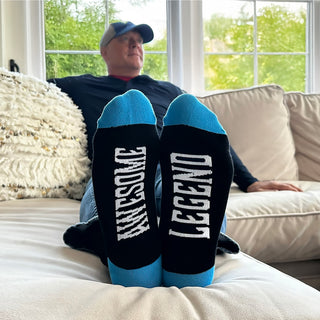 Fishing Bamboo Crew Socks