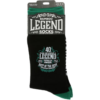 40 Years Bamboo Crew Socks
