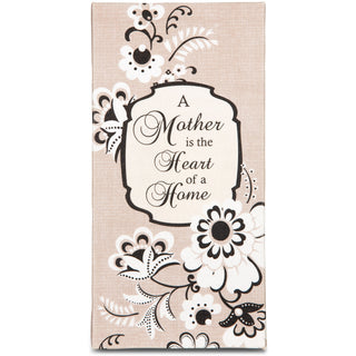 Mother 7" x 3.5" Canvas Plaque