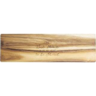 Best Things 21" Acacia Cheese/Bread Board Set