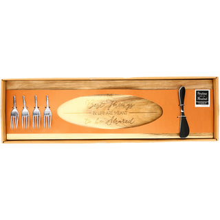 Best Things 21" Acacia Cheese/Bread Board Set