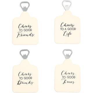 Cheers Bottle Opener Coaster Set