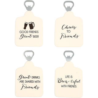 Friends Bottle Opener Coaster Set