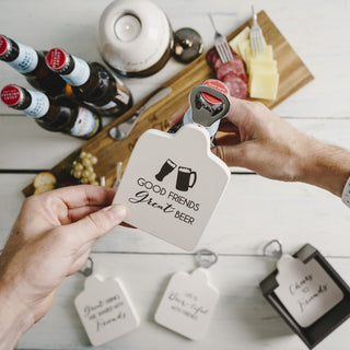 Friends Bottle Opener Coaster Set