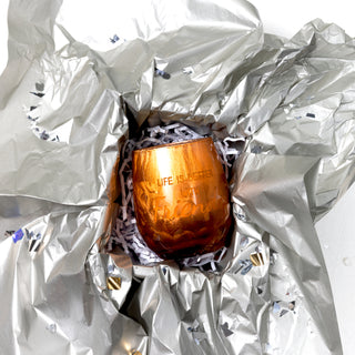 Friends 10 oz - 100% Soy Wax Electroplated Candle Scent: Fresh Cotton