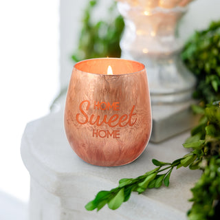 Home 10 oz - 100% Soy Wax Electroplated Candle
Scent: Fresh Cotton