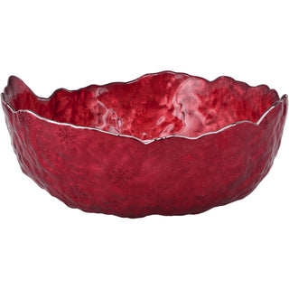 Holiday Cheer 9.5" Glass Serving Bowl